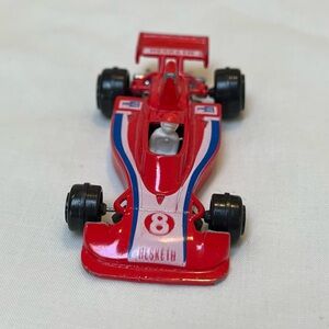 yatming Esketh 308 No 1308 Red White Blue Vintage Toy Car